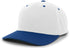 Pacific Headwear Cotton-Poly Hook-And-Loop Adjustable Cap (302C), Color 'WhiteRoyal'